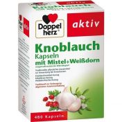 DOPPELHERZ KNOBLAUCH KAPSELN MIT MISTEL U.Weißdorn