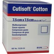 Cutisoft Cotton Kompressen 7.5x7.5cm steril