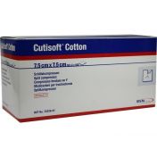 Cutisoft Cotton Schlitzkompressen steril 7.5x7.5cm