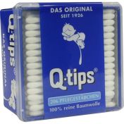 Q-tips Wattestäbchen Würfelbox