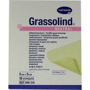 Grassolind Salbenkompressen steril 5x5cm