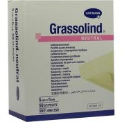Grassolind Salbenkompressen steril 5x5cm
