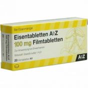 Eisentabletten AbZ 100mg Filmtabletten