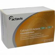 Calcium D3 Actavis 1000mg/880 I.E. Kautabletten