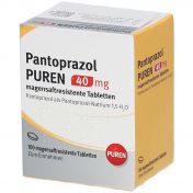 Pantoprazol PUREN 40 mg magensaftresist. Tabletten