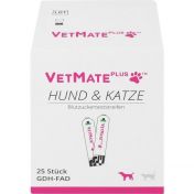 VetMate PLUS Blutzuckerteststreifen Hund+Katze