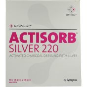 ACTISORB 220 SILVER 10.5x10.5cm steril