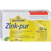 Gesundform Zink-pur Kapseln