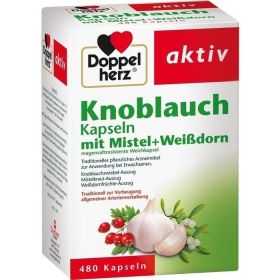 DOPPELHERZ KNOBLAUCH KAPSELN MIT MISTEL U.Weißdorn günstig im Preisvergleich