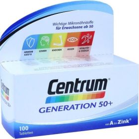 Centrum Generation 50+ A-Zink + FloraGlo Lutein günstig im Preisvergleich