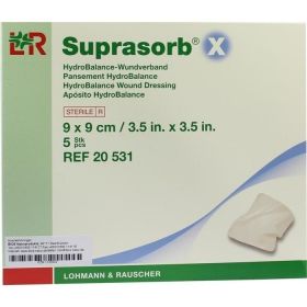 Suprasorb X HydroBalance Wundverand 9x9cm günstig im Preisvergleich