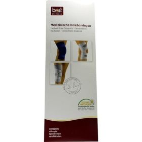 Bort Kniebandage mit Patella-Aussp.XXL Silber günstig im Preisvergleich