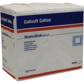 Cutisoft Cotton Kompressen unsteril 12-fach10x20cm günstig im Preisvergleich