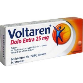 Voltaren Dolo Extra 25 mg überzogene Tabletten günstig im Preisvergleich