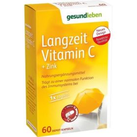 gesund leben Langzeit Vitamin C + Zink günstig im Preisvergleich