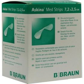 ASKINA MED STRIPS 7.2x2.5cm ERSTE HILFE PFLASTER günstig im Preisvergleich