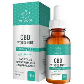 CBD10% Bio Hanfextrakt Öl - Vitadol Mint günstig im Preisvergleich