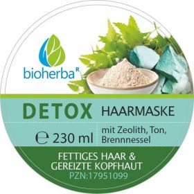 DETOX HAARMASKE mit Zeolith Ton Brennnessel günstig im Preisvergleich