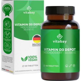 Vitamin D3 Depot 50000 IE Cholecalciferol vegan günstig im Preisvergleich