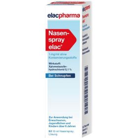 Nasenspray elac 1 mg/ml ohne Konservierungsstoffe günstig im Preisvergleich