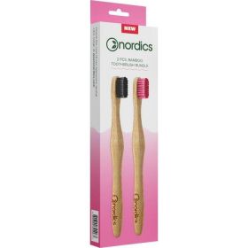 Öko Zahnbürsten Bambus 2er Sparpack Nordics günstig im Preisvergleich