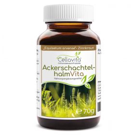 Ackerschachtelhalm (Zinnkraut) Vita | 70g (100 Tages-Vorrat) Pulver im Glas günstig im Preisvergleich