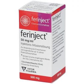 Ferinject 50mg Eisen/ml Inj.-/Inf.-Fl. günstig im Preisvergleich