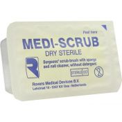 Handwaschbürste mit Schwamm + Nagelreiniger ster. Medi-Scrub