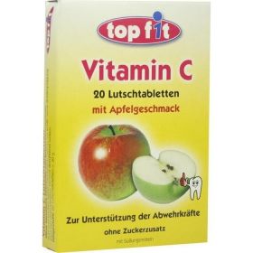 TOPFIT VITAMIN C LUTSCHTABLETT mit Apfelgeschmack günstig im Preisvergleich