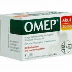OMEP akut 20mg magensaftresistente Hartkapseln im Preisvergleich