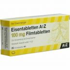 Eisentabletten AbZ 100mg Filmtabletten im Preisvergleich