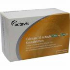Calcium D3 Actavis 1000mg/880 I.E. Kautabletten im Preisvergleich