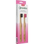 Öko Zahnbürsten Bambus 2er Sparpack Nordics im Preisvergleich